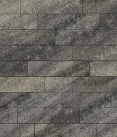  Брусчатка Выбор Прямоугольник Листопад 2.П.4 40 мм. Антрацит Гранит: внешний вид