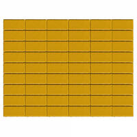  Брусчатка Прямоугольник 100х200х60 мм - Braer желтый: внешний вид